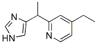 Pyridine, 4-ethyl-2-[1-(1H-imidazol-4-yl)ethyl]- (9CI) CAS#: 469863-96-5