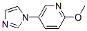 Pyridine, 5-(1H-imidazol-1-yl)-2-methoxy- (9CI) CAS#: 502649-50-5