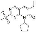 Pyrido[2,3-d]pyrimidin-7(8H)-one,  8-cyclopentyl-6-ethyl-2-(methylsulfonyl)- CAS#: 571189-26-9