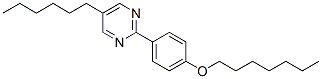 Pyrimidine, 2-(4-(heptyloxy)phenyl)-5-hexyl- CAS#: 57202-29-6