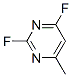 Pyrimidine, 2,4-difluoro-6-methyl- (7CI,8CI,9CI) CAS#: 696-80-0