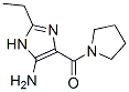 Pyrrolidine, 1-[(5-amino-2-ethyl-1H-imidazol-4-yl)carbonyl]- (9CI) CAS#: 400853-00-1