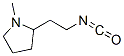 Pyrrolidine, 2-(2-isocyanatoethyl)-1-methyl- (9CI) CAS#: 596826-70-9