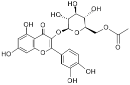 QUERCETIN-3-O-BETA-D-GLUCOPYRANOSYL-6''-ACETATE CAS#: 54542-51-7