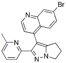 Quinoline, 7-broMo-4-[5,6-dihydro-2-(6-Methyl-2-pyridinyl)-4H-pyrrolo[1,2-b]pyrazol-3-yl]- CAS#: 476474-61-0