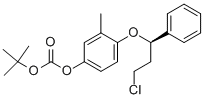 (R)-3-Chloro-1-phenyl-1-[2-methyl-4-[(tert-butoxycarbonyl)oxy]phenoxy] propane CAS#: 457634-25-2
