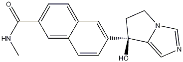 (R)-6-(7-hydroxy-6,7-dihydro-5H-pyrrolo[1,2-c]imidazol-7-yl)-N-methyl-2-naphthamide CAS#: 426219-23-0
