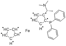 (R)-N,N-DIMETHYL-1-[(S)-2-(DIPHENYLPHOSPHINO)FERROCENYL]ETHYLAMINE CAS#: 55700-44-2
