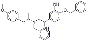 RAC-N-BENZYL-N-[2-HYDROXYL-2-(4-BENZYLOXY-3-AMINOPHENYL)-ETHYL]-3-(4-METHOXYPHENYL)-2-PROPYLAMINE-D6 CAS#: 43229-68-1