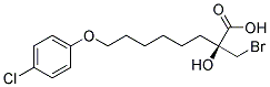 (S)-2-BROMOMETHYL-2-HYDROXY-8-(4-CHLOROPHENOXY)-OCTANOIC ACID CAS#: 467235-27-4