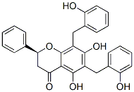 [S,(-)]-2,3-Dihydro-5,7-dihydroxy-6,8-bis[(2-hydroxyphenyl)methyl]-2-phenyl-4H-1-benzopyran-4-one CAS#: 58779-09-2