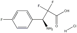 (S)-3-Amino-2,2-difluoro-3-(4-fluoro-phenyl)-propionic acid hydrochloride CAS#: 471931-01-8