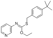 S-((4-(1,1-Dimethylethyl)phenyl)methyl) O-ethyl 3-pyridinylcarbonimidothioate CAS#: 51308-61-3