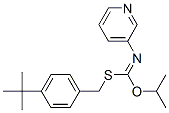 S-((4-(1,1-Dimethylethyl)phenyl)methyl)O-(1-methylethyl)-3-pyridinylcarbonimidothioate CAS#: 51308-63-5