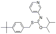 S-((4-(1,1-Dimethylethyl)phenyl)methyl)O-(1,2-dimethylpropyl)- 3-pyridinylcarbonimidothioate CAS#: 51308-69-1