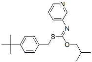 S-((4-(1,1-Dimethylethyl)phenyl)methyl)O-(2-methylpropyl)-3-pyridinylcarbonimidothioate CAS#: 51308-65-7
