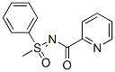 S-Methyl-S-phenyl-N-(2-pyridinylcarbonyl)sulfoximide CAS#: 54090-93-6