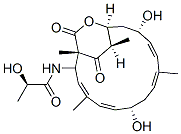 (S)-N-[(1S,2R,3E,5E,7S,9E,11E,13S,15S,19R)-7,13-Dihydroxy-1,4,10,19-tetramethyl-17,18-dioxo-16-oxabicyclo[13.2.2]nonadeca-3,5,9,11-tetren-2-yl]-2-hydroxypropanamide CAS#: 51609-47-3