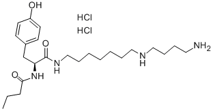 (S)-N-[7-[(4-AMINOBUTYL)AMINO]HEPTYL]-4-HYDROXY-A-[(1-OXOBUTYL)AMINO]BENZENEPROPANAMIDE DIHYDROCHLORIDE CAS#: 401601-12-5
