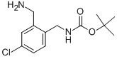 TERT-BUTYL 2-(AMINOMETHYL)-4-CHLOROBENZYLCARBAMATE CAS#: 439116-15-1