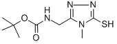 TERT-BUTYL N-[(5-MERCAPTO-4-METHYL-4H-1,2,4-TRIAZOL-3-YL)METHYL]CARBAMATE CAS#: 519056-65-6