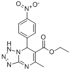 TETRAZOLO[1,5-A]PYRIMIDINE-6-CARBOXYLIC ACID, 1,7-DIHYDRO-5-METHYL-7-(4-NITROPHENYL)-, ETHYL ESTER CAS#: 476364-90-6