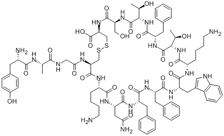 TYR-ALA-GLY-CYS-LYS-ASN-PHE-PHE-TRP-LYS-THR-PHE-THR-SER-CYS CAS#: 58100-03-1