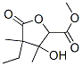 Tetrahydro-4-ethyl-3-hydroxy-2,3,4-trimethyl-5-oxo-2-furancarboxylic acid CAS#: 53937-99-8
