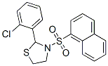 Thiazolidine, 2-(2-chlorophenyl)-3-(1-naphthalenylsulfonyl)- (9CI) CAS#: 537678-30-1