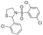 Thiazolidine, 2-(2-chlorophenyl)-3-[(2,5-dichlorophenyl)sulfonyl]- (9CI) CAS#: 537678-16-3