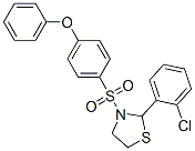 Thiazolidine, 2-(2-chlorophenyl)-3-[(4-phenoxyphenyl)sulfonyl]- (9CI) CAS#: 537678-15-2
