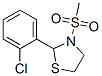 Thiazolidine, 2-(2-chlorophenyl)-3-(methylsulfonyl)- (9CI) CAS#: 537678-33-4