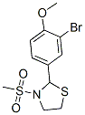 Thiazolidine, 2-(3-bromo-4-methoxyphenyl)-3-(methylsulfonyl)- (9CI) CAS#: 537678-44-7