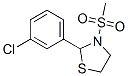 Thiazolidine, 2-(3-chlorophenyl)-3-(methylsulfonyl)- (9CI) CAS#: 537678-43-6