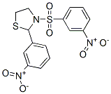Thiazolidine, 2-(3-nitrophenyl)-3-[(3-nitrophenyl)sulfonyl]- (9CI) CAS#: 477515-65-4