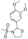 Thiazolidine, 2-(3,4-dimethoxyphenyl)-3-(methylsulfonyl)- (9CI) CAS#: 537678-38-9
