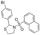 Thiazolidine, 2-(4-bromophenyl)-3-(1-naphthalenylsulfonyl)- (9CI) CAS#: 537678-24-3