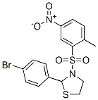 Thiazolidine, 2-(4-bromophenyl)-3-[(2-methyl-5-nitrophenyl)sulfonyl]- (9CI) CAS#: 477515-92-7
