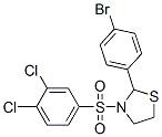 Thiazolidine, 2-(4-bromophenyl)-3-[(3,4-dichlorophenyl)sulfonyl]- (9CI) CAS#: 497234-91-0