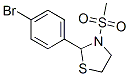 Thiazolidine, 2-(4-bromophenyl)-3-(methylsulfonyl)- (9CI) CAS#: 537678-41-4
