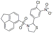 Thiazolidine, 2-(4-chloro-3-nitrophenyl)-3-[(1,2-dihydro-5-acenaphthylenyl)sulfonyl]- (9CI) CAS#: 477516-29-3