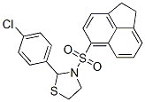 Thiazolidine, 2-(4-chlorophenyl)-3-[(1,2-dihydro-5-acenaphthylenyl)sulfonyl]- (9CI) CAS#: 477516-19-1