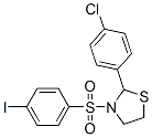 Thiazolidine, 2-(4-chlorophenyl)-3-[(4-iodophenyl)sulfonyl]- (9CI) CAS#: 497234-89-6
