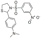 Thiazolidine, 2-[4-(dimethylamino)phenyl]-3-[(3-nitrophenyl)sulfonyl]- (9CI) CAS#: 477489-28-4
