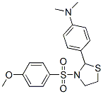 Thiazolidine, 2-[4-(dimethylamino)phenyl]-3-[(4-methoxyphenyl)sulfonyl]- (9CI) CAS#: 477489-31-9