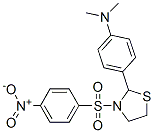 Thiazolidine, 2-[4-(dimethylamino)phenyl]-3-[(4-nitrophenyl)sulfonyl]- (9CI) CAS#: 477489-29-5