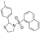 Thiazolidine, 2-(4-methylphenyl)-3-(1-naphthalenylsulfonyl)- (9CI) CAS#: 537678-34-5