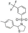 Thiazolidine, 2-(4-methylphenyl)-3-[[3-(trifluoromethyl)phenyl]sulfonyl]- (9CI) CAS#: 537678-11-8