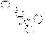 Thiazolidine, 2-(4-methylphenyl)-3-[(4-phenoxyphenyl)sulfonyl]- (9CI) CAS#: 537678-14-1