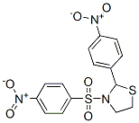 Thiazolidine, 2-(4-nitrophenyl)-3-[(4-nitrophenyl)sulfonyl]- (9CI) CAS#: 477516-04-4